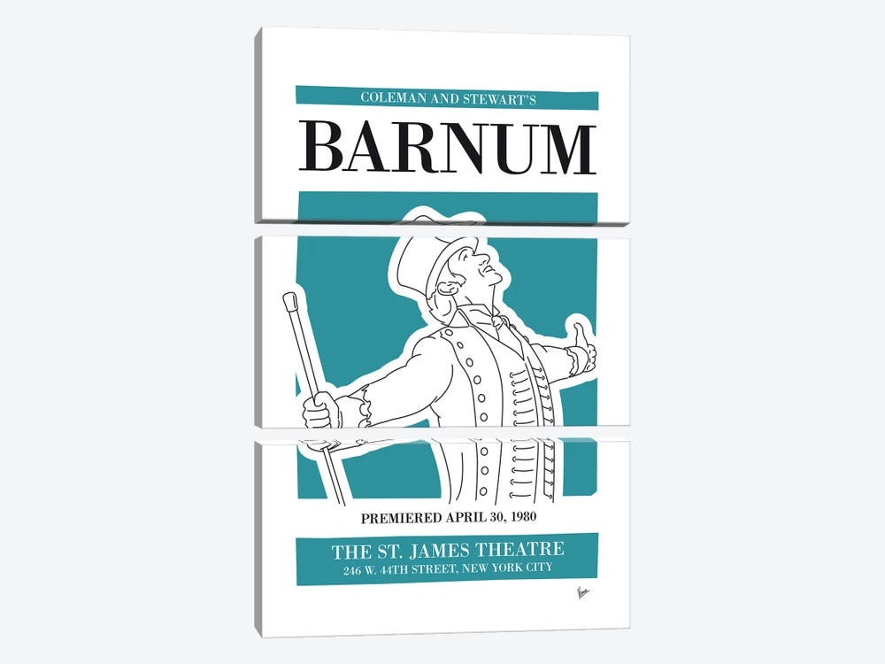 My Barnum Musical Poster by Chungkong 3-piece Art Print
