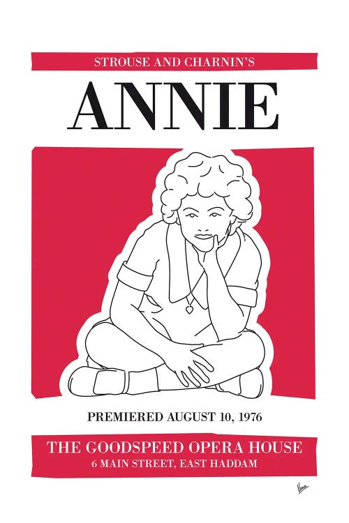 My Annie Musical Poster