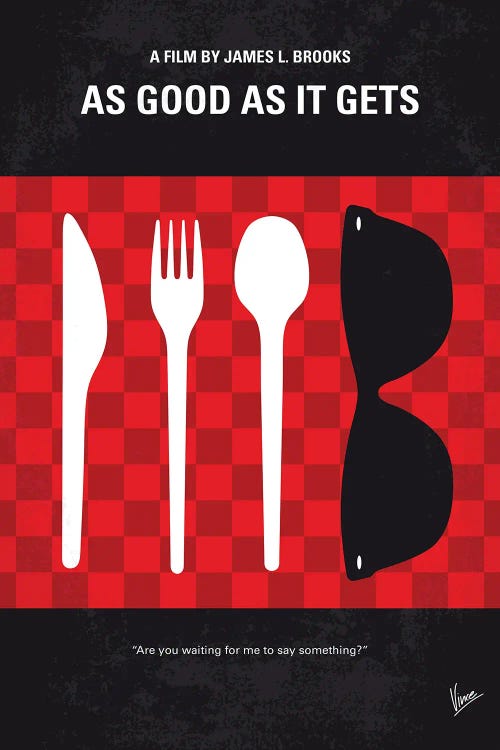 As Good As It Gets Minimal Movie Poster by Chungkong wall art