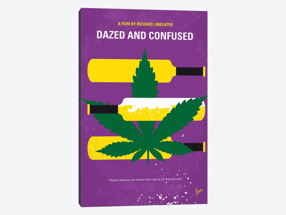 Dazed And Confused Minimal Movie Poster by Chungkong 1-piece Art Print