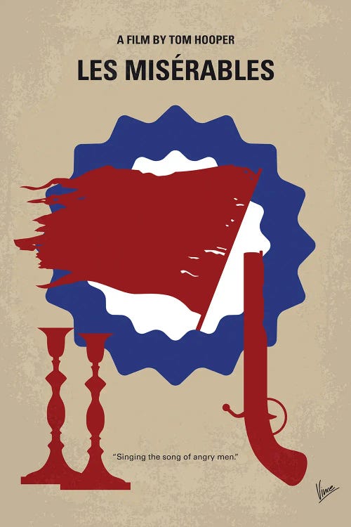 Les Miserables Minimal Movie Poster