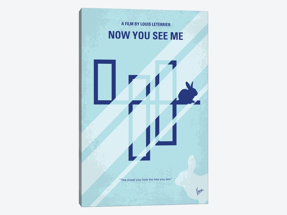Now You See Me Minimal Movie Poster by Chungkong 1-piece Canvas Art