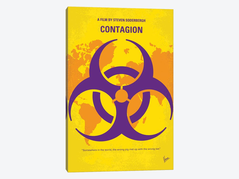 My Contagion Minimal Movie Poster by Chungkong 1-piece Art Print