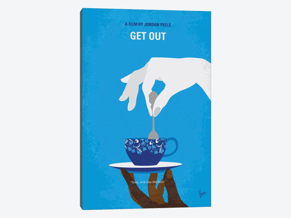 My Get Out Minimal Movie Poster by Chungkong 1-piece Canvas Artwork