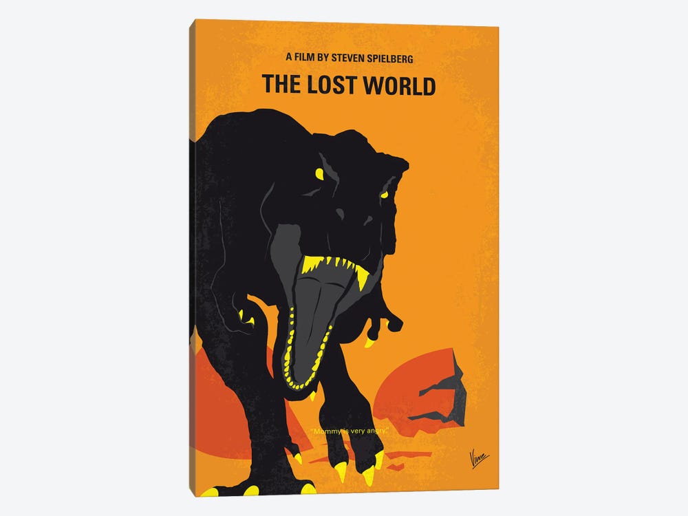 My The Lost World Minimal Movie Poster by Chungkong 1-piece Canvas Artwork