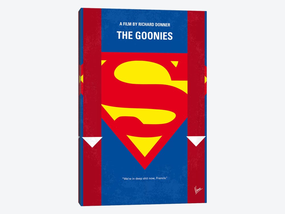 The Goonies Minimal Movie Poster by Chungkong 1-piece Canvas Art