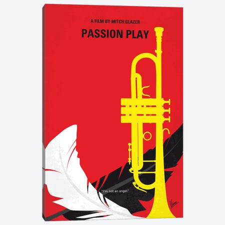 My Passion Play Minimal Movie Poster Canvas Print #CKG1500} by Chungkong Canvas Print