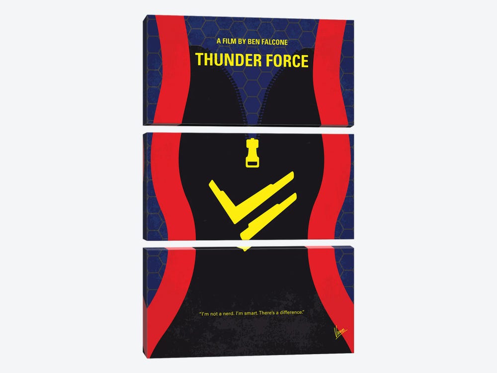 Thunder Force Poster by Chungkong 3-piece Art Print