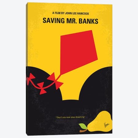 Saving Mr Banks Poster Canvas Print #CKG1505} by Chungkong Canvas Artwork