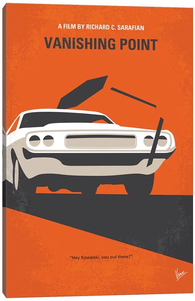 Vanishing Point Poster Canvas Art Print - Chungkong's Action & Adventure Movie Posters