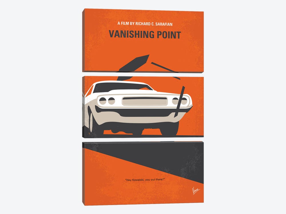 Vanishing Point Poster by Chungkong 3-piece Canvas Wall Art