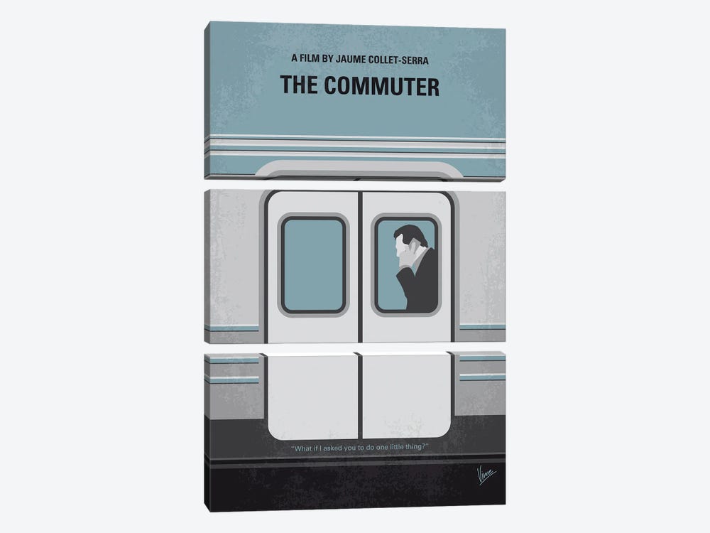 The Commuter Poster by Chungkong 3-piece Canvas Artwork