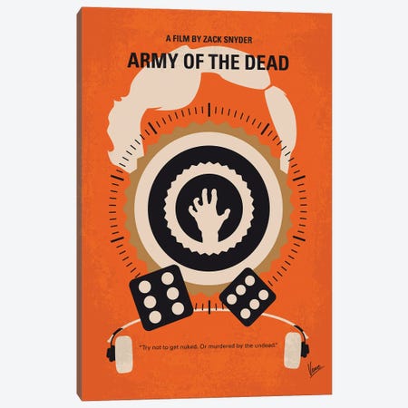 Army Of The Dead Poster Canvas Print #CKG1512} by Chungkong Canvas Art