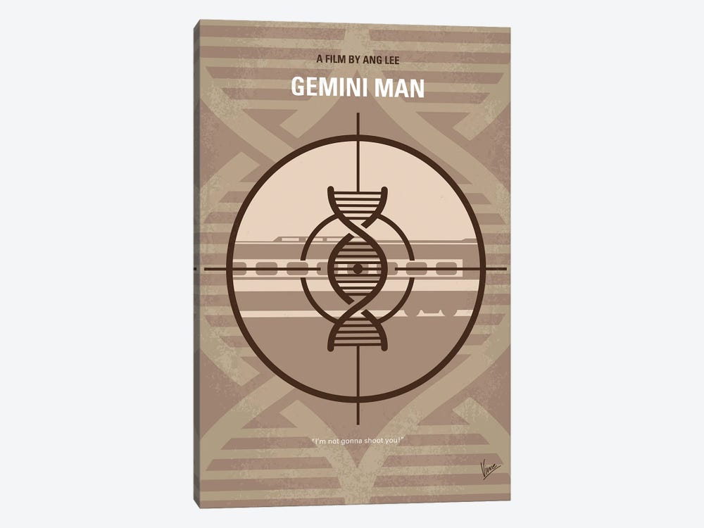 Gemini Man Poster by Chungkong 1-piece Canvas Wall Art