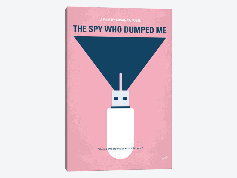 The Spy Who Dumped Me Poster by Chungkong 1-piece Art Print