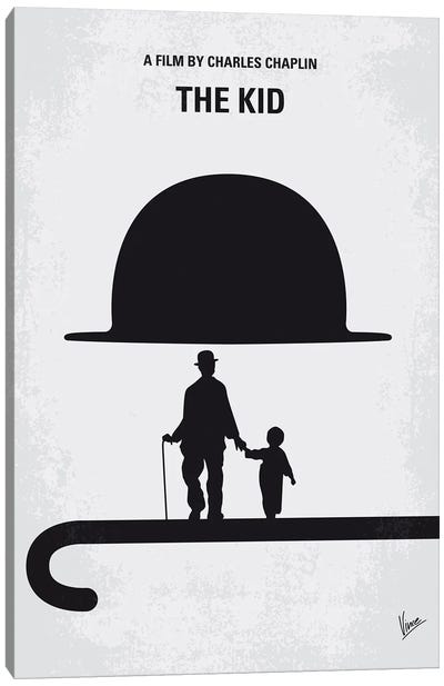 The Kid Poster Canvas Art Print - Chungkong - Minimalist Movie Posters