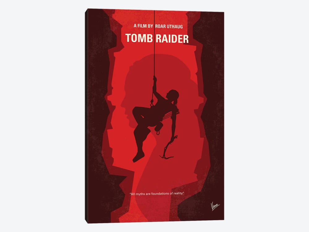 Tomb Raider Poster by Chungkong 1-piece Canvas Art Print