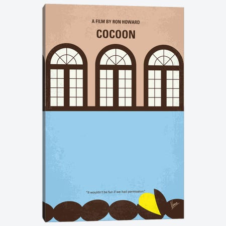 Cocoon Poster Canvas Print #CKG1521} by Chungkong Canvas Print