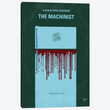 The Machinist Poster Canvas Print #CKG1523} by Chungkong Canvas Print