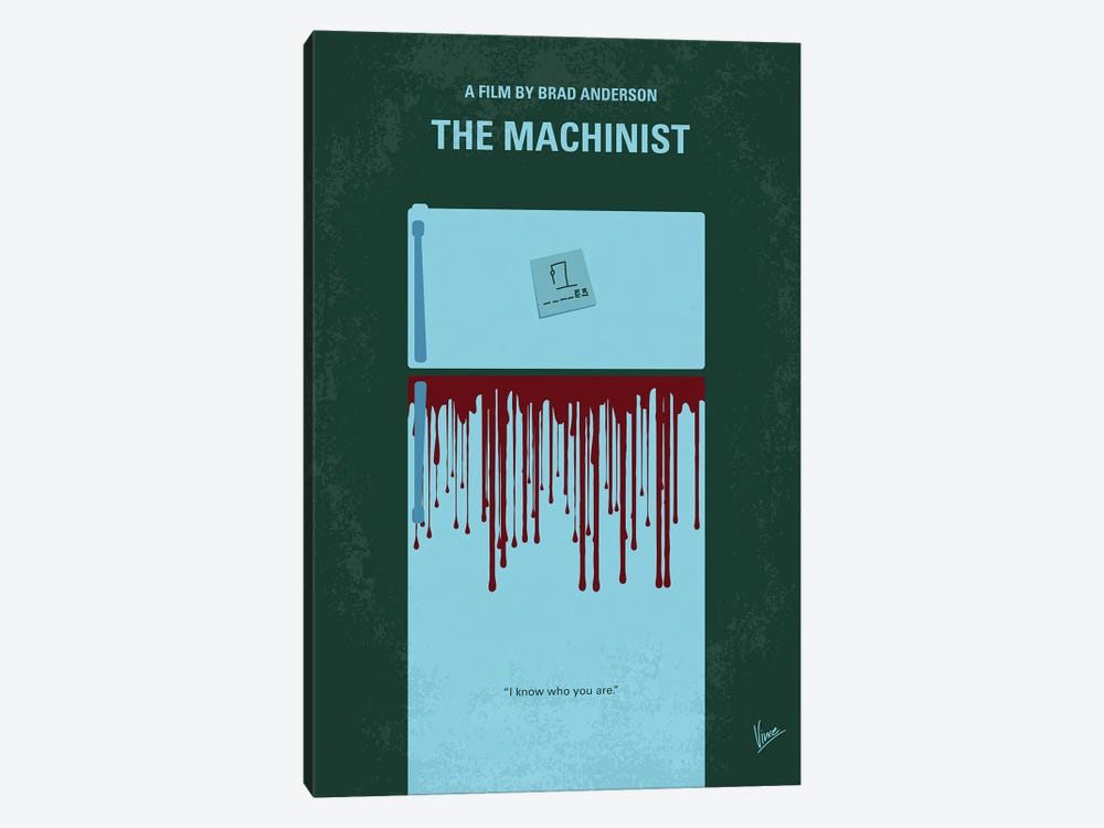 The Machinist Poster by Chungkong 1-piece Canvas Artwork