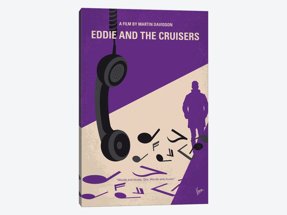 Eddie And The Cruisers Poster by Chungkong 1-piece Canvas Print