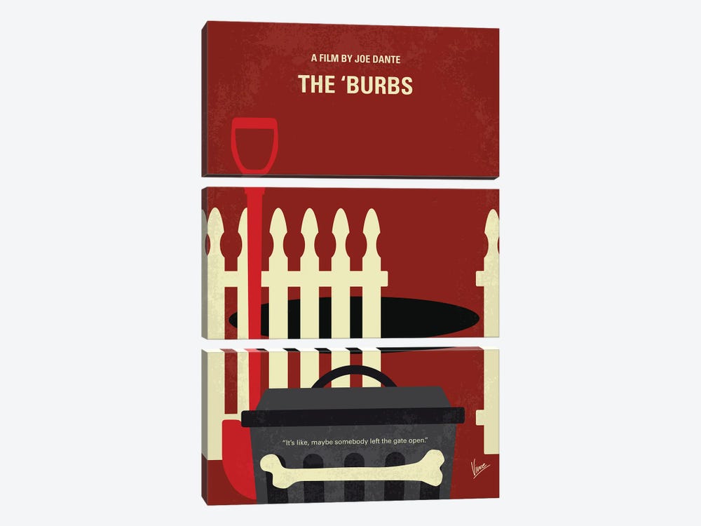 The Burbs Poster by Chungkong 3-piece Canvas Art Print