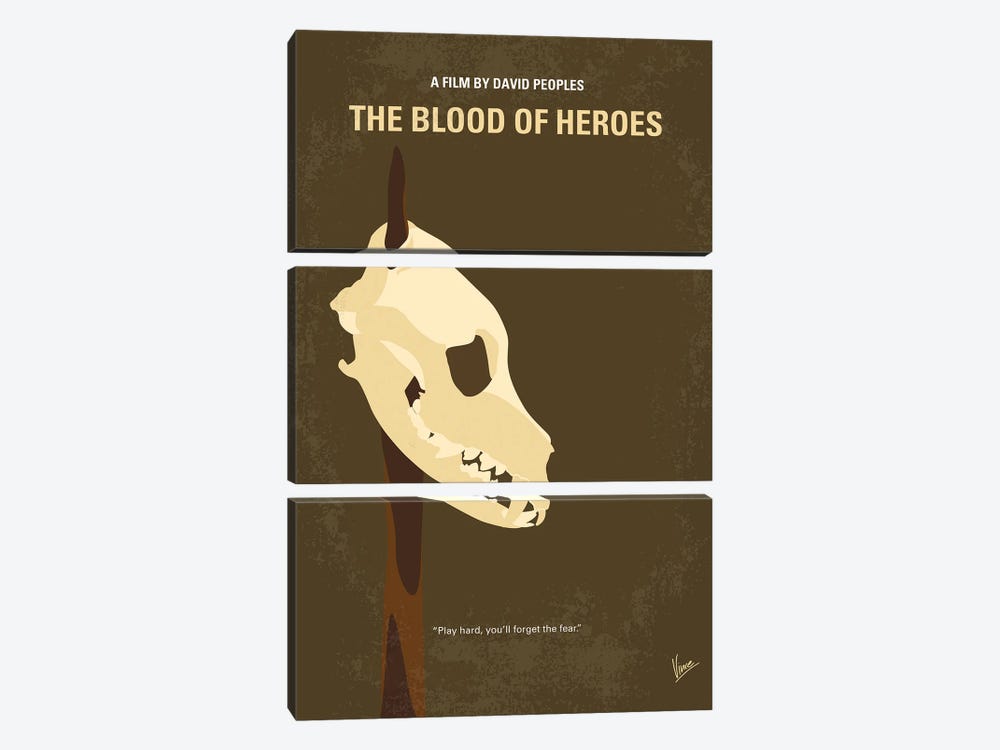 The Blood Of Heroes Poster by Chungkong 3-piece Art Print