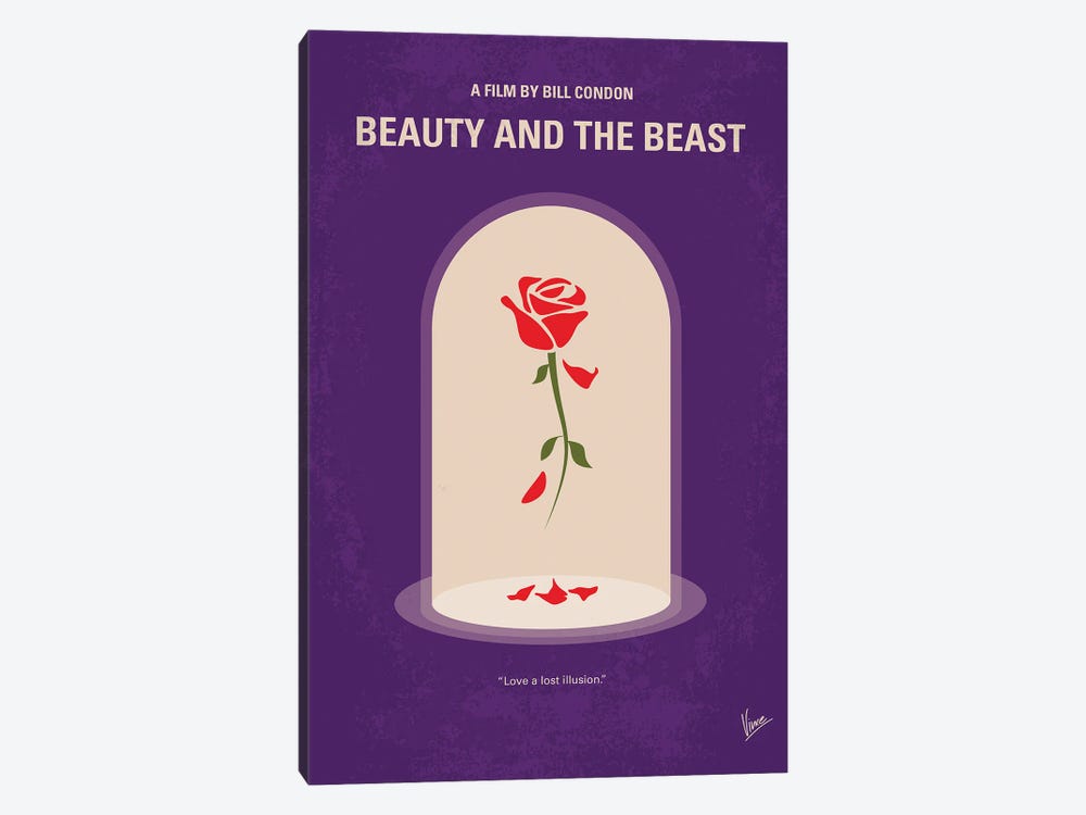 Beauty And The Beast Poster by Chungkong 1-piece Art Print