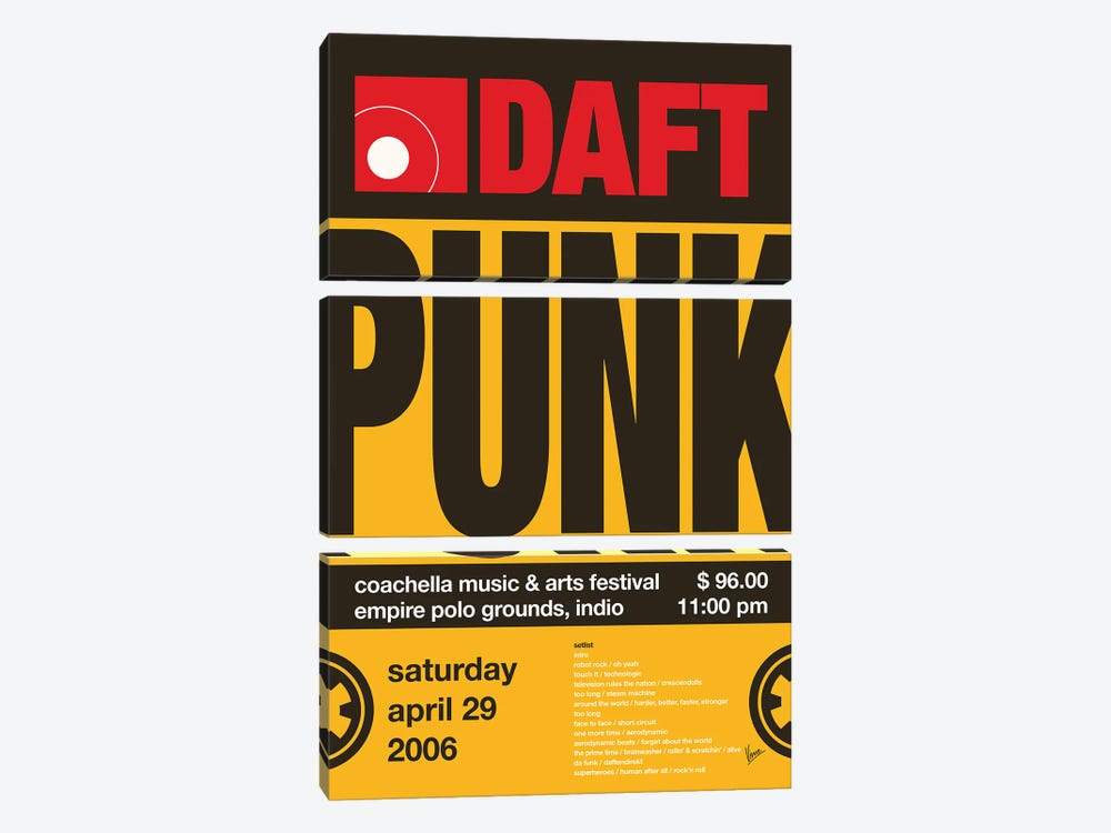 Daft Punk Poster by Chungkong 3-piece Art Print