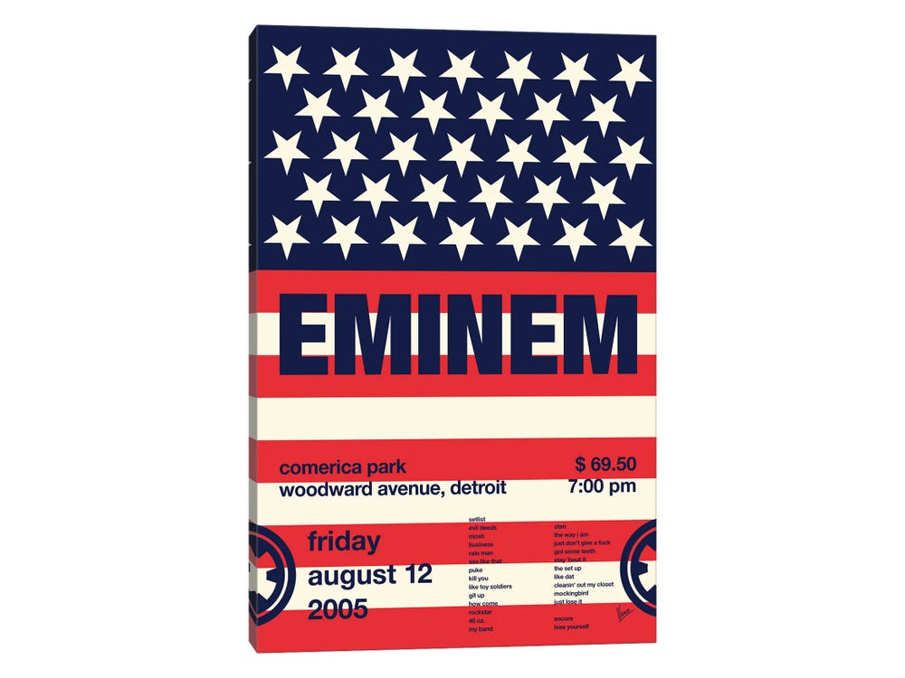 Eminem Poster | Baby One-Piece