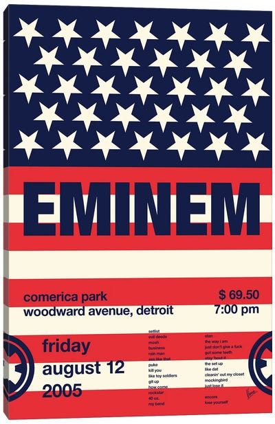 Eminem Poster Canvas Art Print - Chungkong Limited Editions