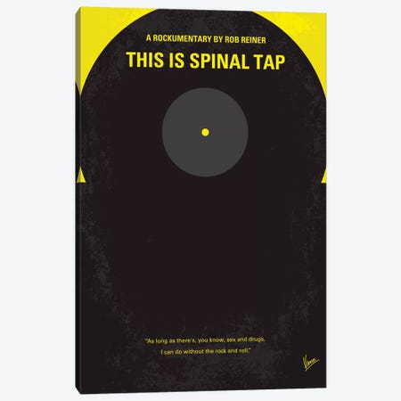 This Is Spinal Tap Minimal Movie Poster Canvas Print #CKG155} by Chungkong Canvas Wall Art