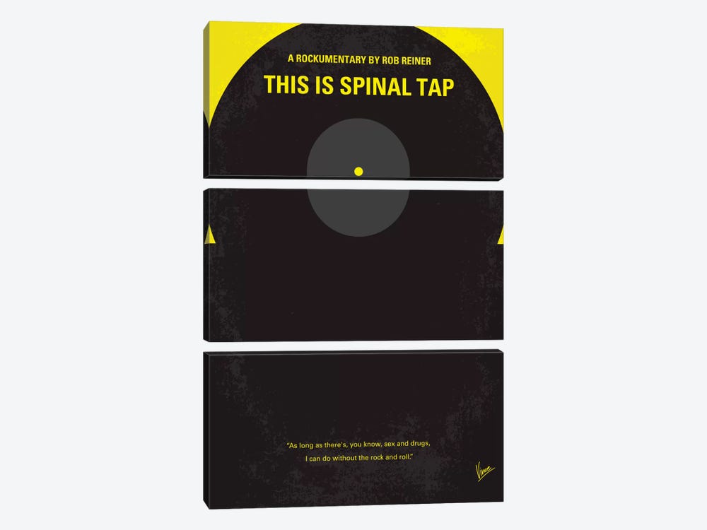 This Is Spinal Tap Minimal Movie Poster by Chungkong 3-piece Canvas Art