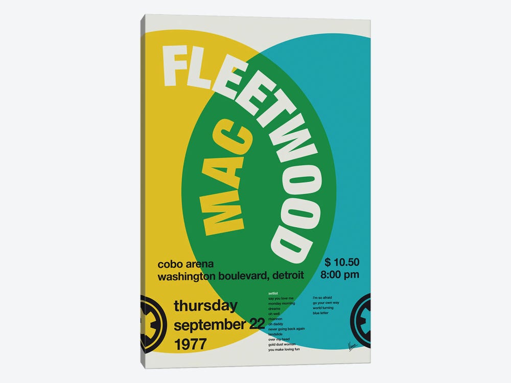 Fleetwood Mac Poster by Chungkong 1-piece Art Print