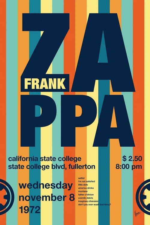 Frank Zappa Poster