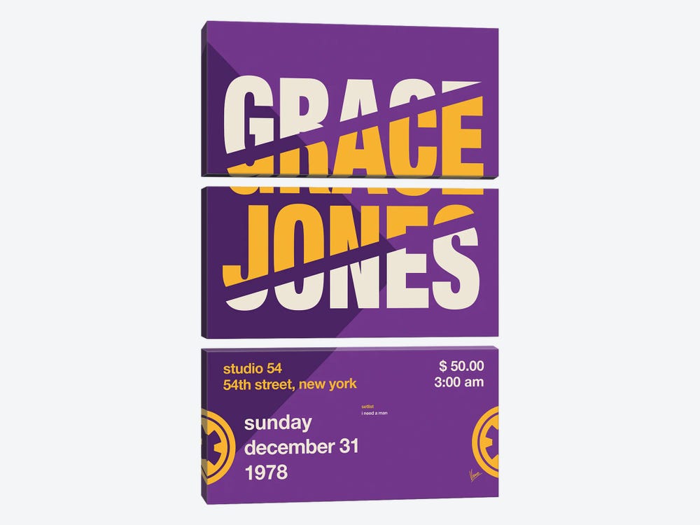 Grace Jones Poster by Chungkong 3-piece Art Print