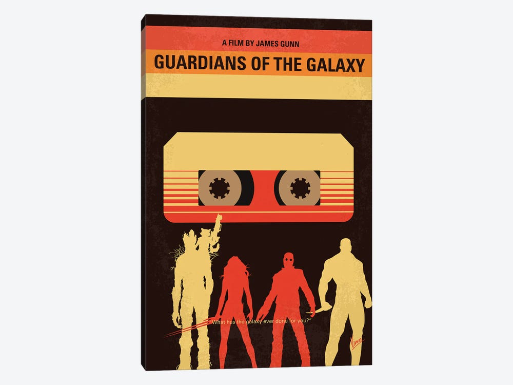 Guardians Of The Galaxy Poster by Chungkong 1-piece Canvas Wall Art
