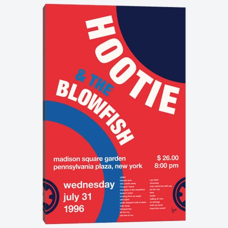 Hootie And The Blowfish Poster Canvas Print #CKG1567} by Chungkong Canvas Art