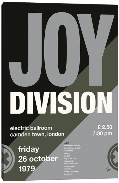 Joydivision Poster Canvas Art Print - Heavy Metal Art
