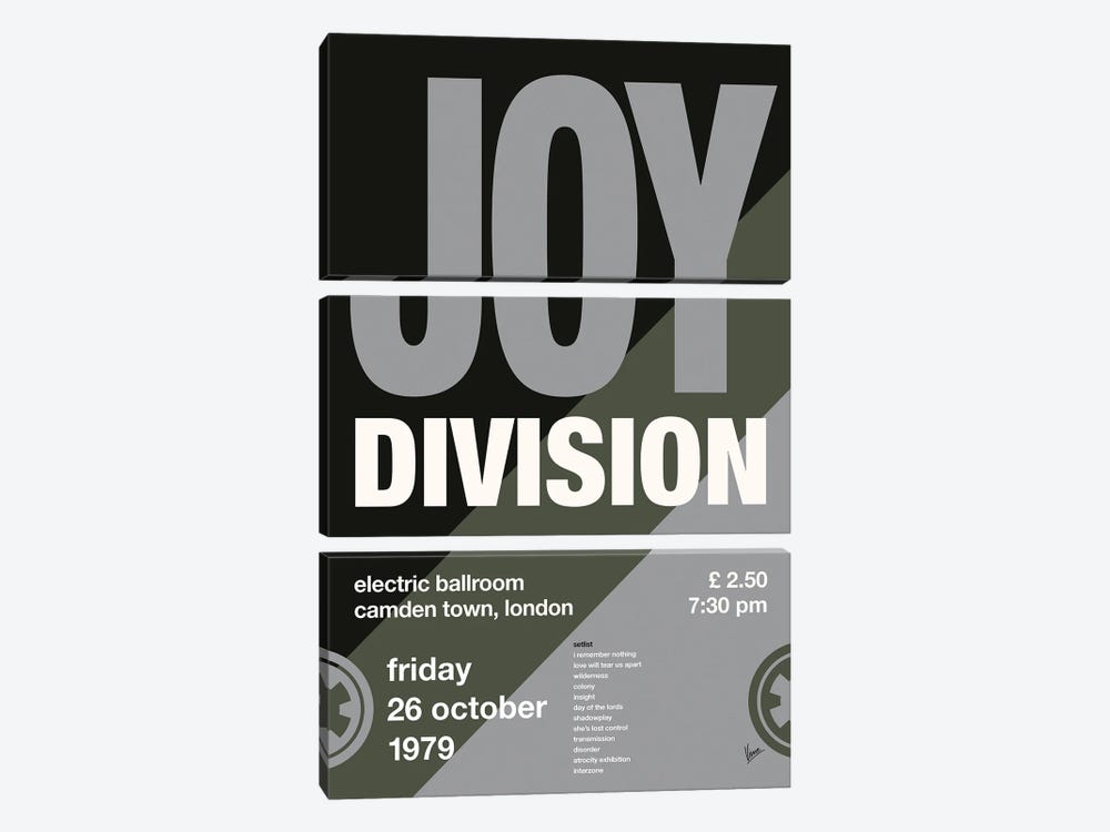 Joydivision Poster by Chungkong 3-piece Art Print