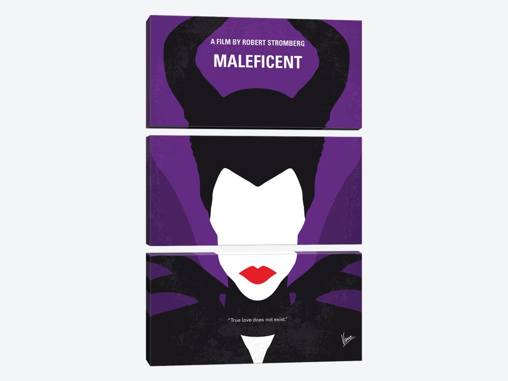Maleficent Poster by Chungkong 3-piece Canvas Artwork