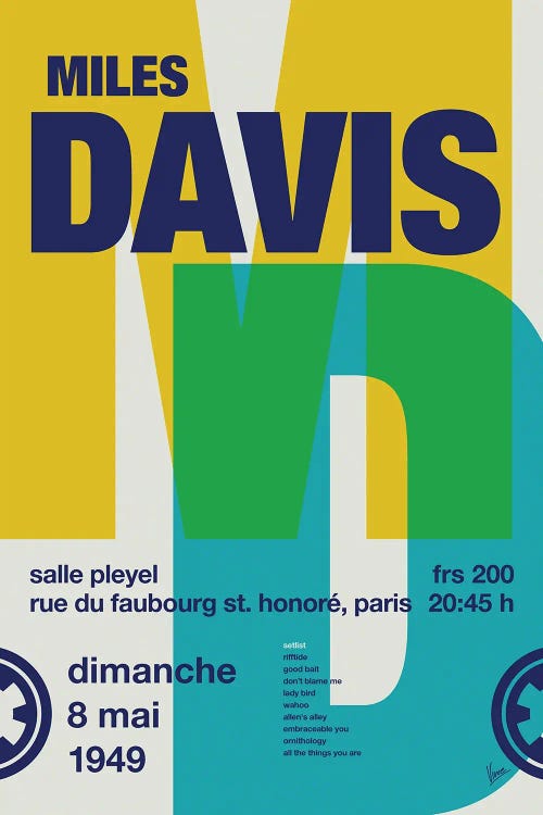 Miles Davis Poster