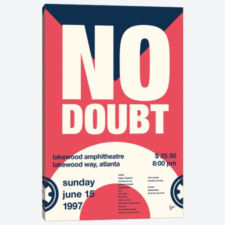 No Doubt Poster Canvas Print #CKG1589} by Chungkong Art Print