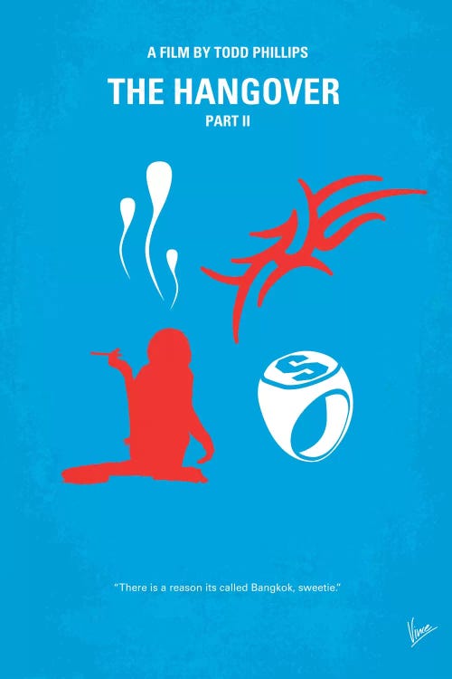 The Hangover Part II Minimal Movie Poster