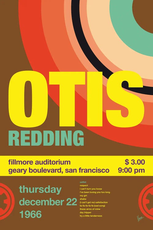 Otis Redding Poster