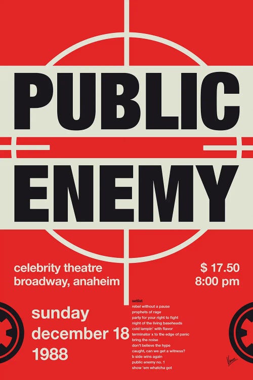 Public Enemy Poster