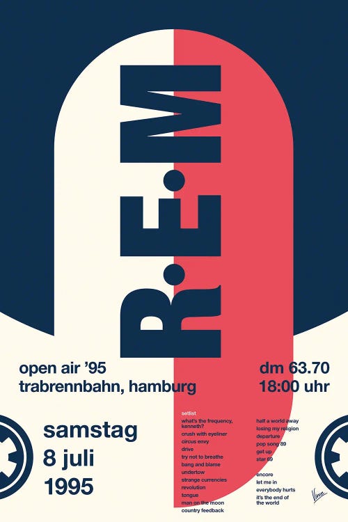 R.E.M. Poster