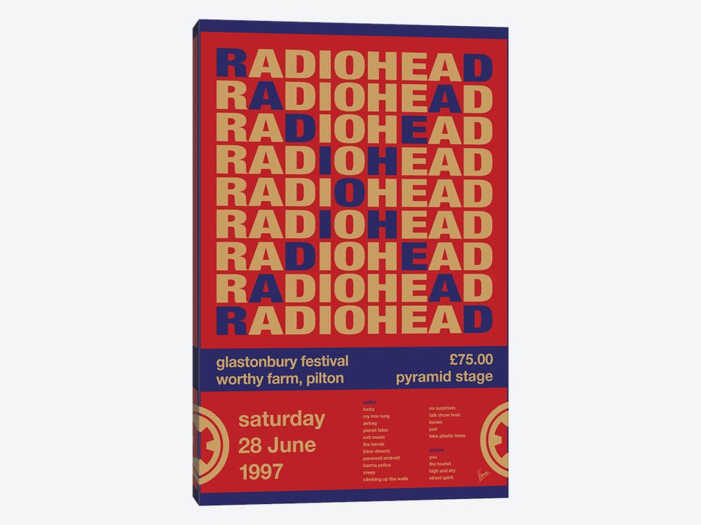 Radiohead Poster by Chungkong 1-piece Art Print