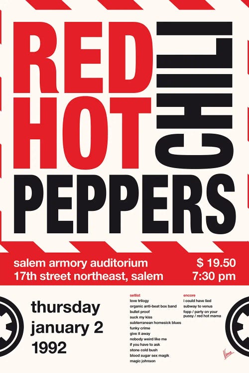 Red Hot Chili Peppers Poster