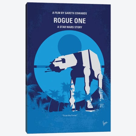 Rogue One Poster Canvas Print #CKG1604} by Chungkong Canvas Print
